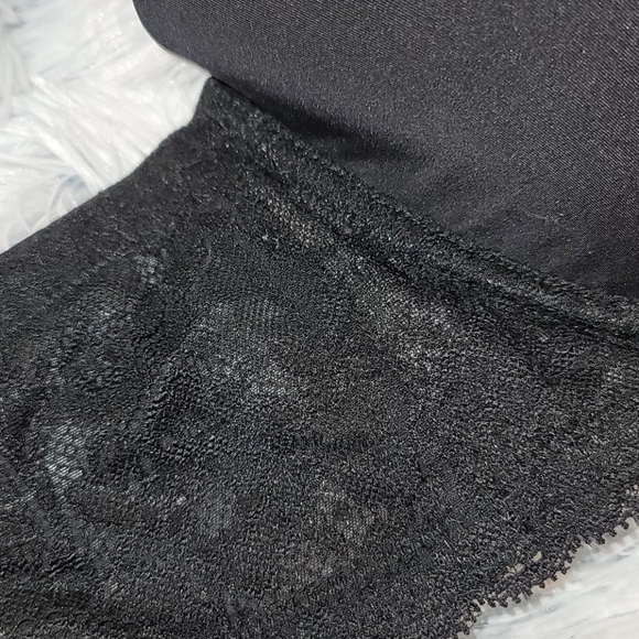 Montelle Intimates, sz 34H Black bra w/lace trim - Picture 4 of 7